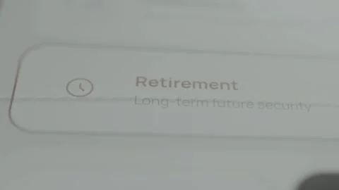 Retirement as long-term future security Stock Footage 332492006
