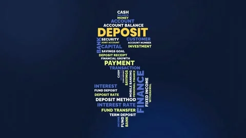 Retirement Savings Word Cloud Animation for Pension Plans Fund Management R.. Stock Footage 341552016