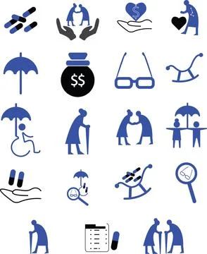 Retirement Vector Graphic Stock Illustration