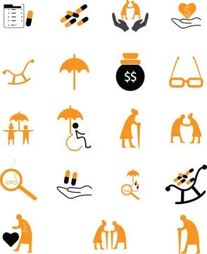 Retirement Vector Graphic Stock Illustration