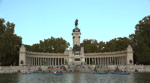 Retiro Park, Madrid Stock-Footage 54626300