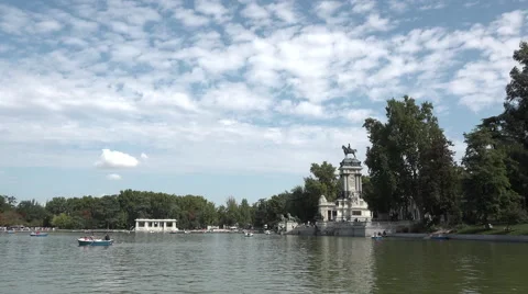 Retiro Park, Madrid Stock Footage 54627659