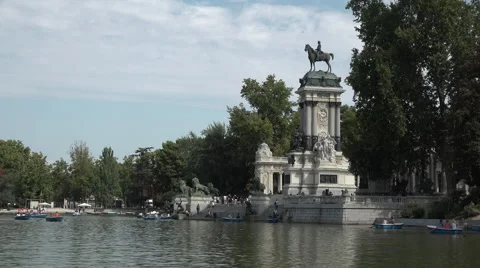 Retiro Park, Madrid Video stock 54627890