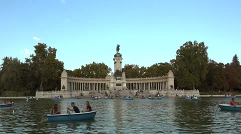 Retiro Park, Madrid Video stock 54628082