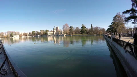 Retiro park in Madrid Stock Footage 104244069