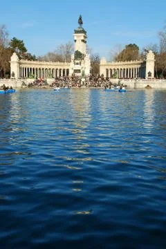 Retiro park Stock Photos