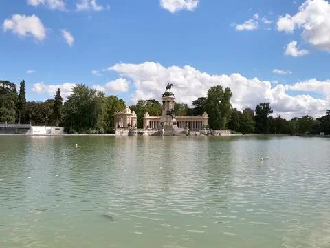 Retiro Park Stock-Fotos