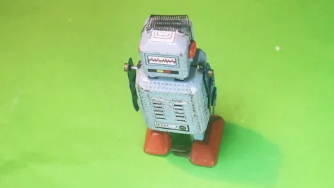 Reto blue bot Stock Footage 345204137