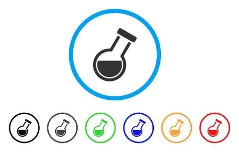 Retort Rounded Icon Stock Illustration