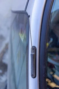 Retractable Car Antenna Stock Photos