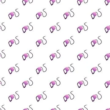 Retractable dog leash seamless pattern for pet supplies Stock Illustration