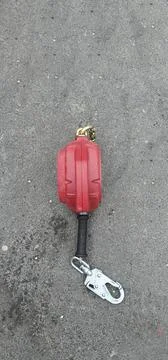 Retractable fall arrest system for work at height Stock Photos