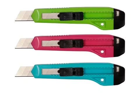 Retractable knife Stock Photos