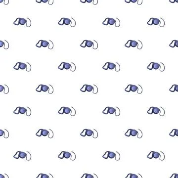 Retractable pet leash pattern for animal care background Stock Illustration