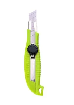 A retractable utility knife isolated Stock Photos