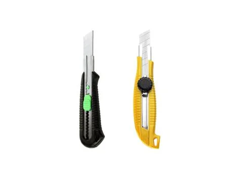 A retractable utility knife Stock Photos