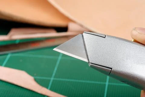 Retractable utility knife Stock Photos