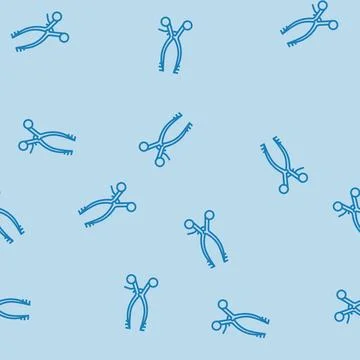 Retractor surgeon line seamless pattern Stock Illustration