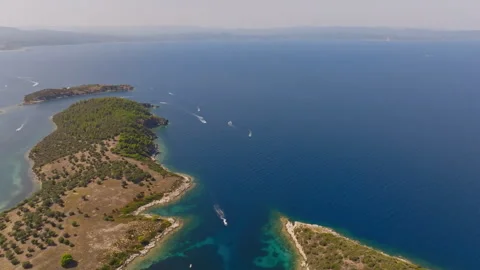 Retreating from the coastal allure Stock Footage 263964090