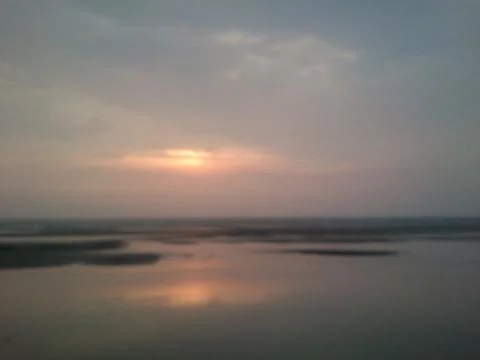 Retreating on an isolated beach Stock Photos