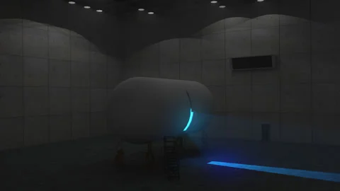 A retrieved UAP comes to life Stock Footage 254271474