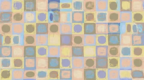 Retro 1960s Abstract Expressionist Moving Paint Background Stock-Footage 66312087