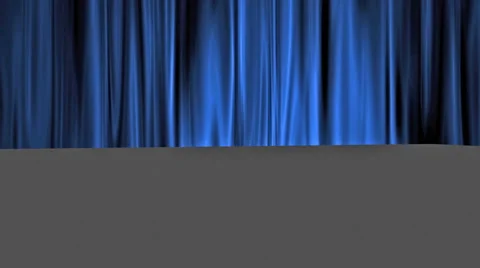 Retro 3D glasses and blue curtain Stock Footage 48971672