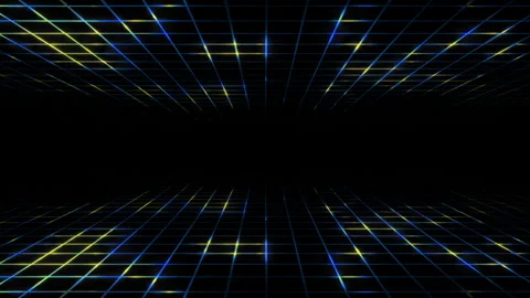 Retro 3D Grid 07 Stock Footage 293929064