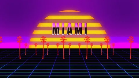 Retro 3D screensaver. Stock Footage 119430877