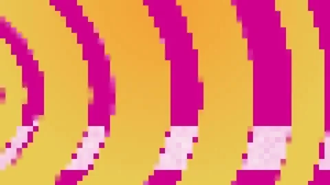 Retro 8-Bit Video Game background. Seamless looped Stock Footage 121692595
