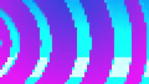 Retro 8-Bit Video Game background. Seamless looped Stock Footage 121692616