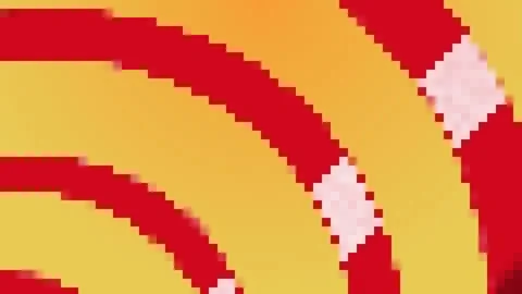 Retro 8-Bit Video Game background. Seamless looped Stock Footage 121692695