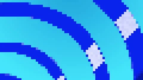 Retro 8-Bit Video Game background. Seamless looped Stock Footage 121692703