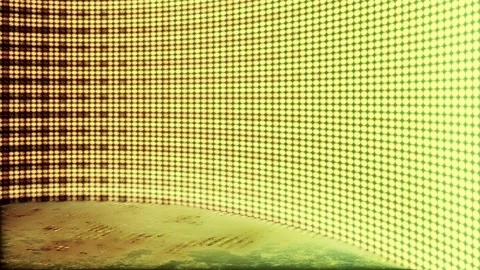 Retro 80s Disco Laser Grid Stage Entertainment Visual Video stock 339272226