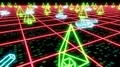 Retro 80s game tanks VHS tape video war battle vector arcade tron wireframe 4k 4k or 4k+ Resolution