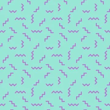 Retro 80s pattern seamless tile Stock Illustration