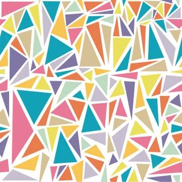 Retro 80s seamless pattern background Stock Illustration