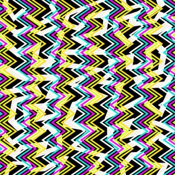 Retro 80s seamless pattern background Stock Illustration