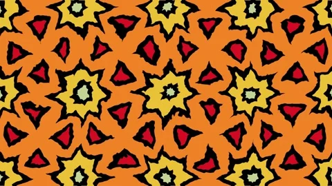 Retro 80s stop motion background animatiom. With red or oragne colors Stock Footage 303440401