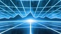 Retro 80s VHS tape video game intro landscape vector arcade wireframe mountains 4k or 4k+ Resolution