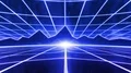 Retro 80s VHS tape video game intro landscape vector arcade wireframe mountains 4k or 4k+ Resolution