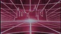 Retro 80s VHS tape video game intro landscape vector arcade wireframe city 4k 4k or 4k+ Resolution