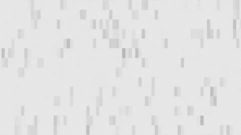 Retro 8Bit Pixel Green Digital Rain 4K Loop Transparent Vídeos de archivo 335512433
