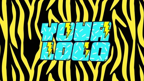 Retro 90s Fun Logo 스톡 After Effects