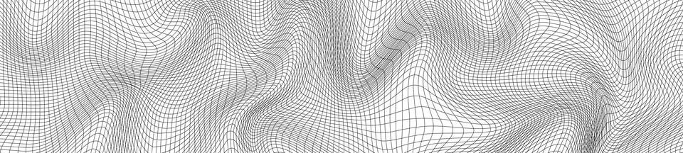 Retro 90s grid 3D elements and lines in dinamic. Cyber aesthetic. Flat vector Stockillustratie