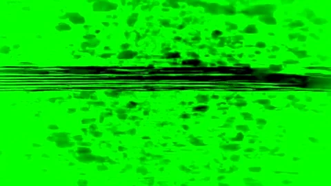 Retro 90s VHS Tape Effect Green Screen Overlay with Heavy VHS Static Video stock 312052702