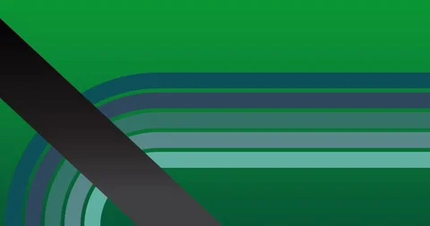 Retro Abstract 70s simple creative Backdrop on green animation Stock Footage 337599501