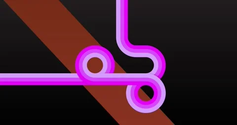Retro Abstract 70s simple creative Backdrop on black video Stock Footage 337759161
