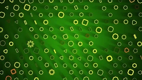 Retro abstract background 80's 90's geometric shapes pattern video Stock Footage 275909586