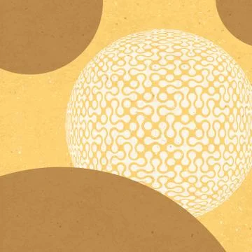 Retro abstract background with space for text. vector, eps10 Stock Illustration